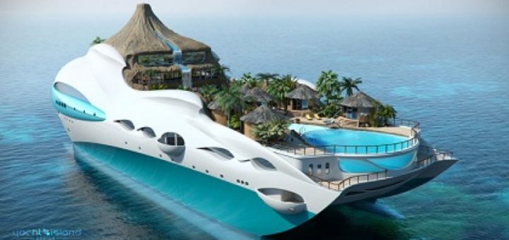 Экстравагантная 90-метровая яхта «Tropical Island Paradise»