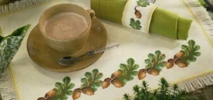Схемы вышивки крестом для полотенца