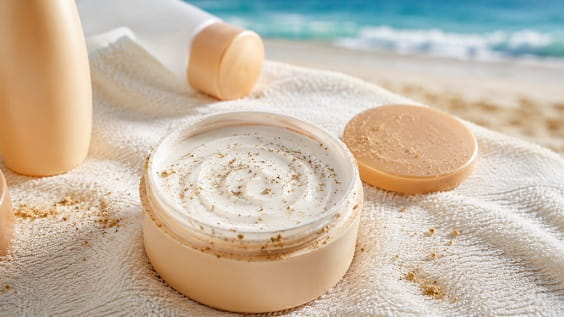 Как хранить косметику на пляже - банки, тюбики и SPF (3)